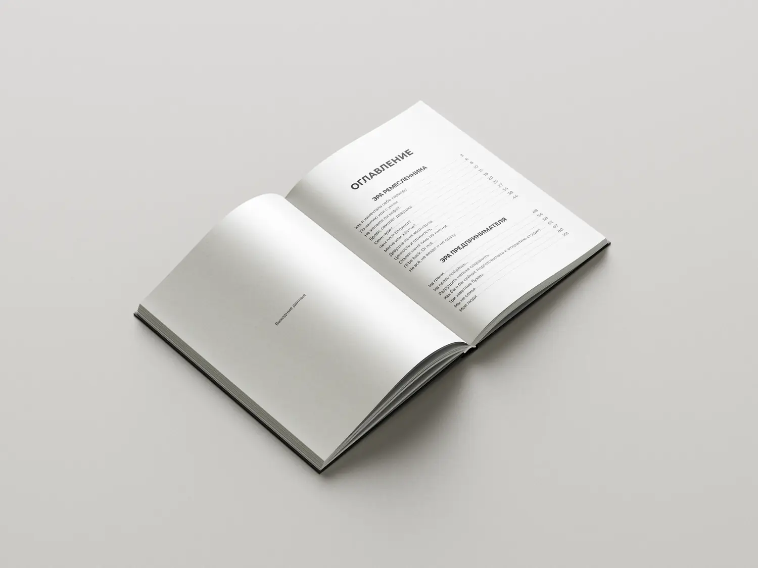 Разворот книги: титул и шмуцтитул
